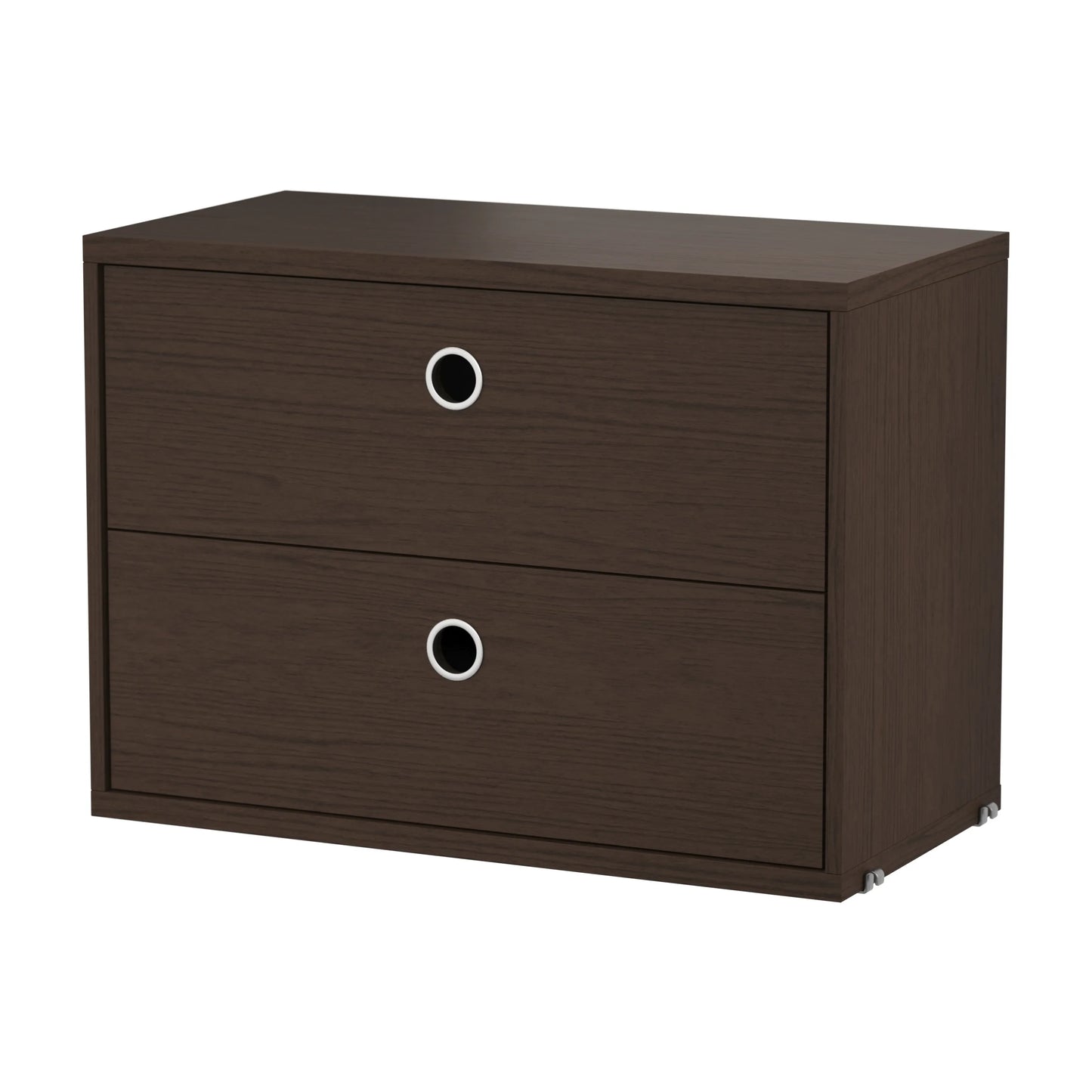 Chest of drawers - W58 x D30 x H42, Dark oak - image 5