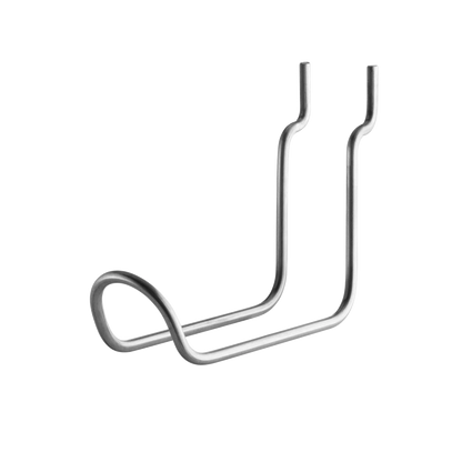 Vertical double hook - D11.5 x H10, Stainless steel, 2-pack - image 3