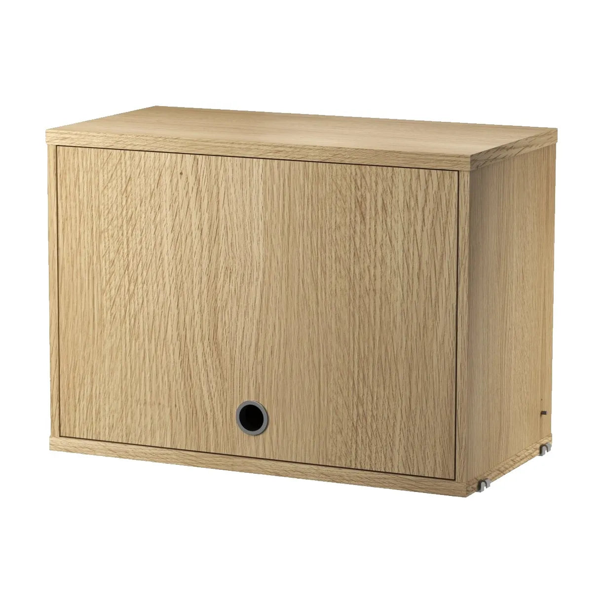 Cabinet with flip door - W58 x D30 x H42, Oak - image 4