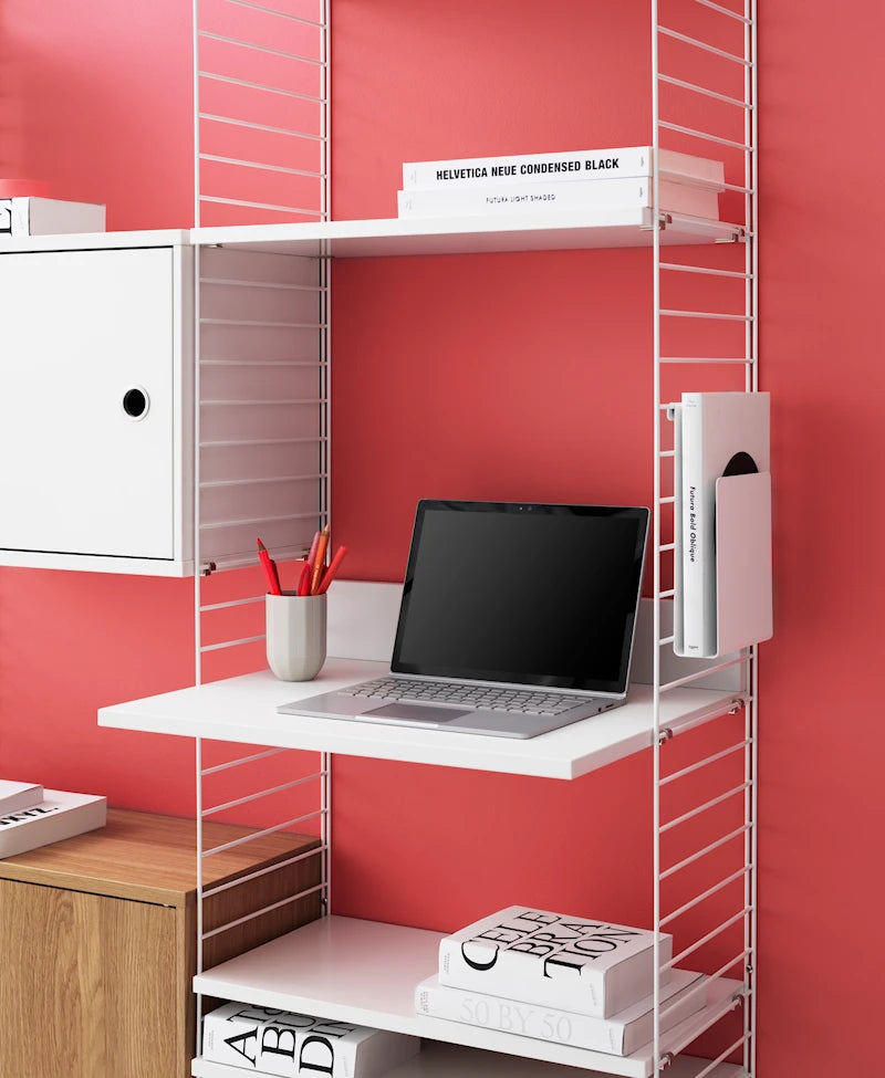 Workspace H White/Walnut
