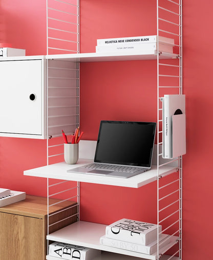 Workspace H White/Walnut