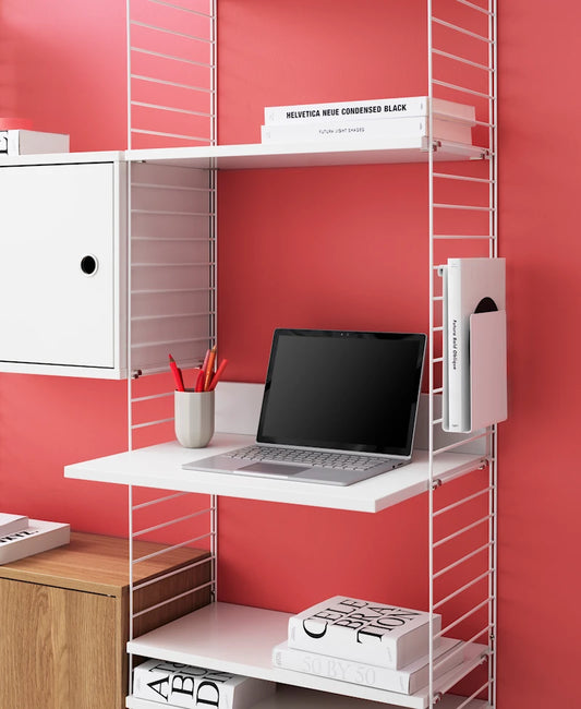 Workspace H White/Walnut