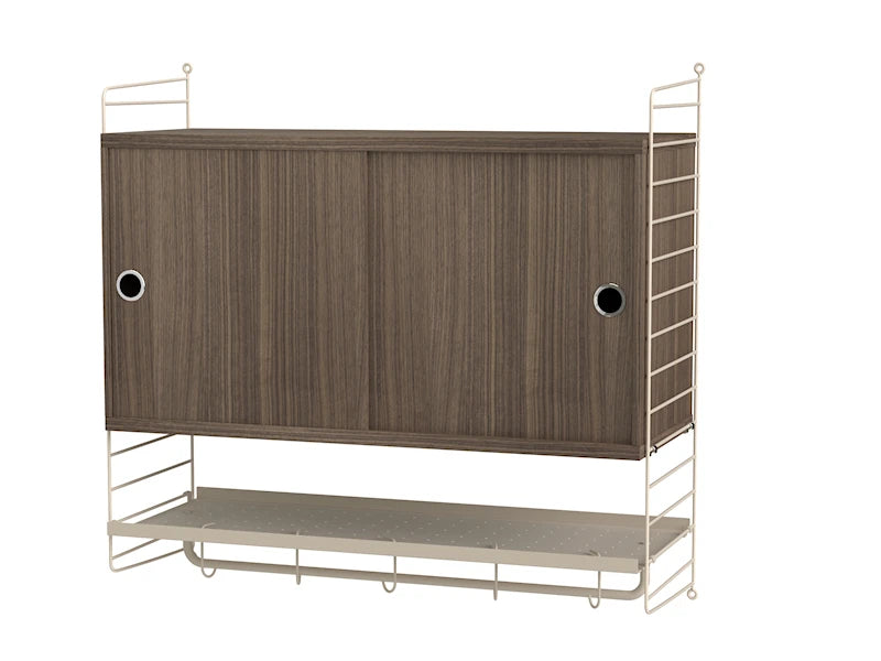 Bedroom F Beige/Walnut