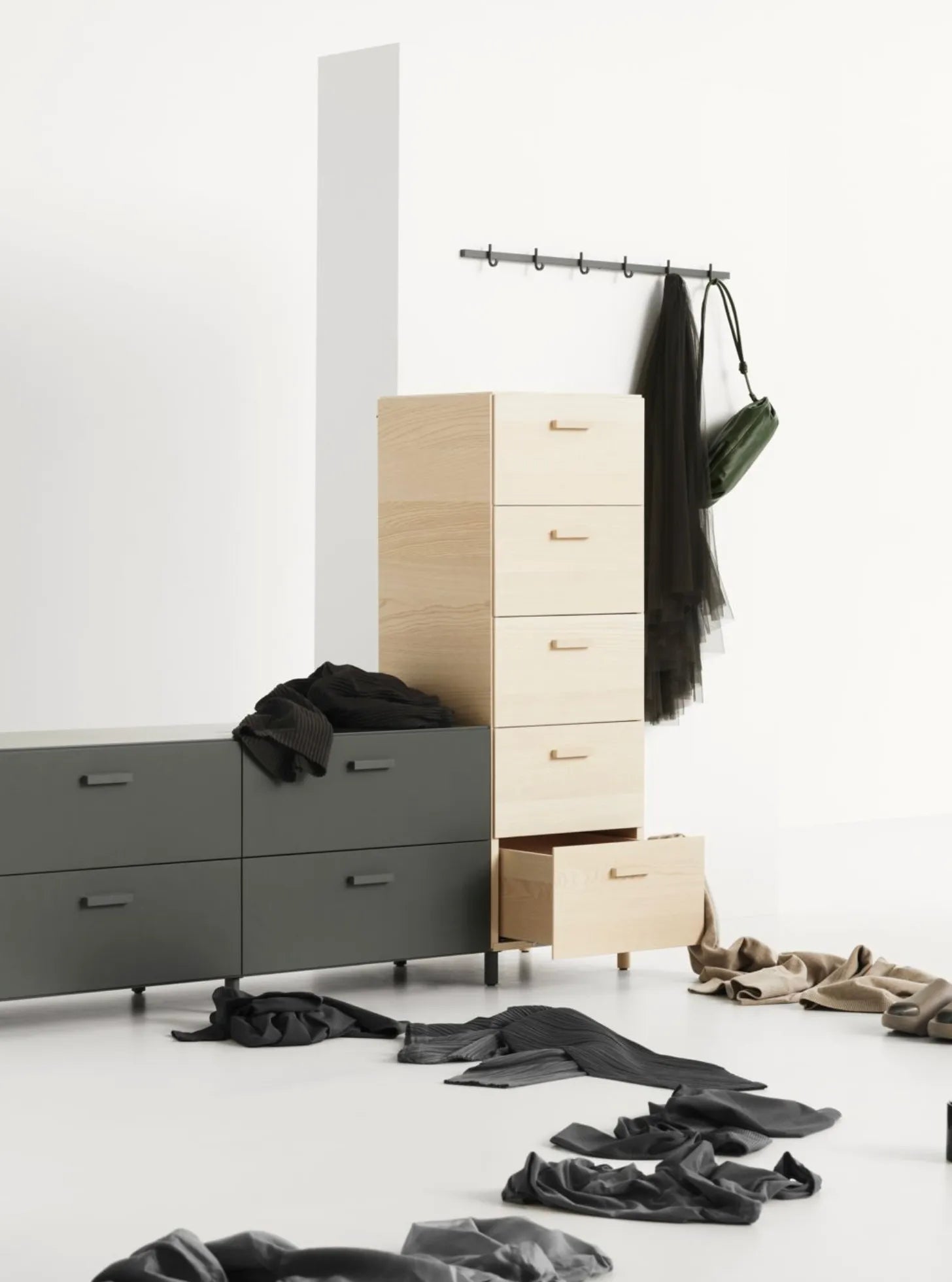 Relief Chest of drawers, tall White - image 3