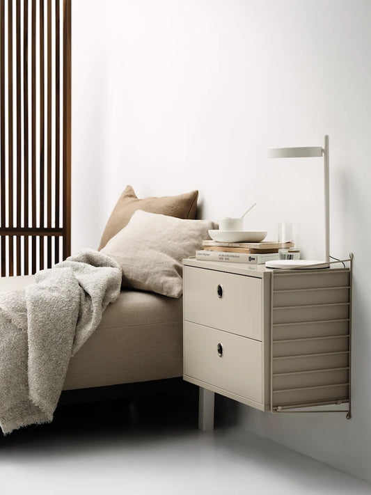 Chest of drawers - W58 x D30 x H42, Beige