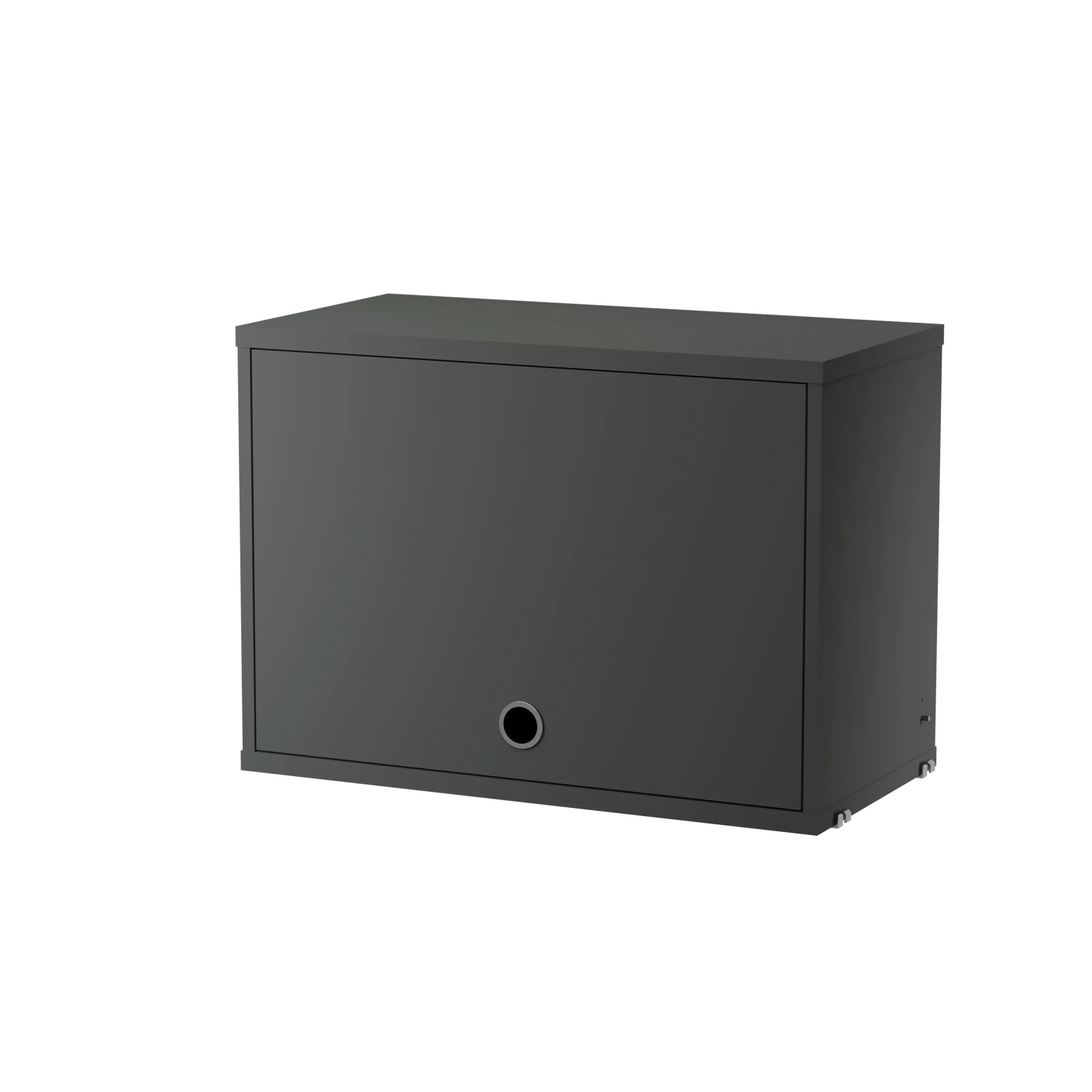 Cabinet with flip door - W58 x D30 x H42, Dark grey - image 3