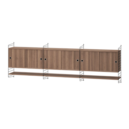 Living room E Black/Walnut