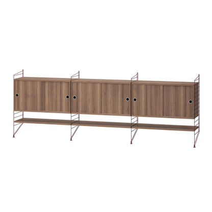 Living room F Dark red/Walnut - image 2