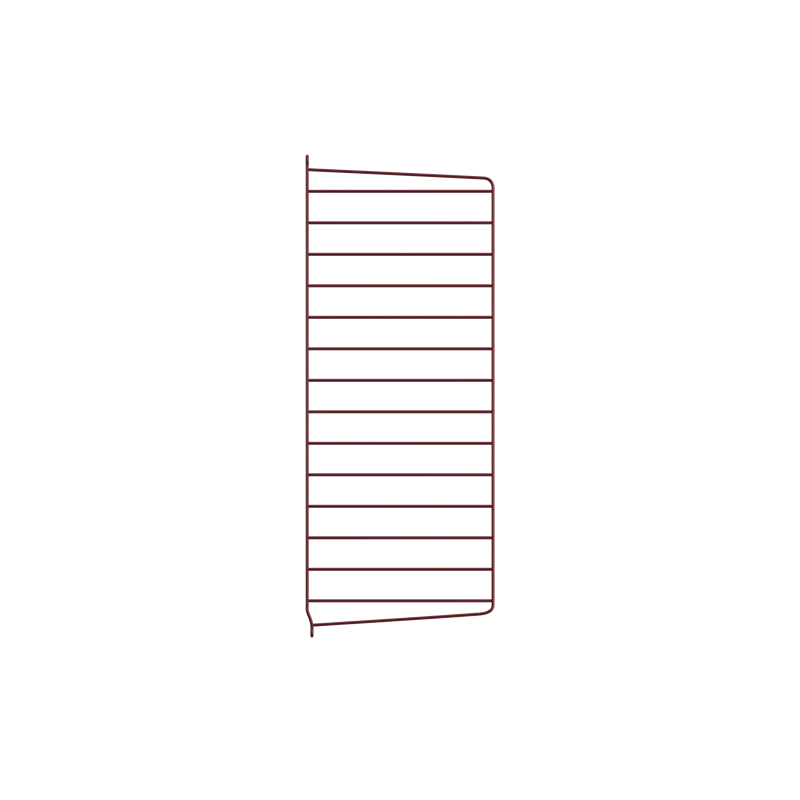 Wall panel - D30 x H75, Dark red, 2-pack