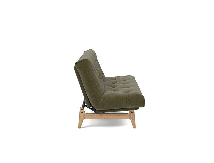 Aslak 120 Sofa Bed Nordic Mattress Soft Spring - angle 2