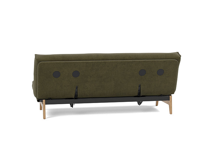 Aslak 120 Sofa Bed Nordic Mattress Soft Spring - angle 3