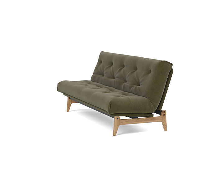 Aslak 120 Sofa Bed Nordic Mattress Soft Spring - angle 4