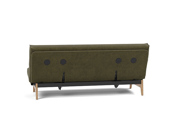 Aslak 120 Sofa Bed Nordic Cover Spring - angle 3
