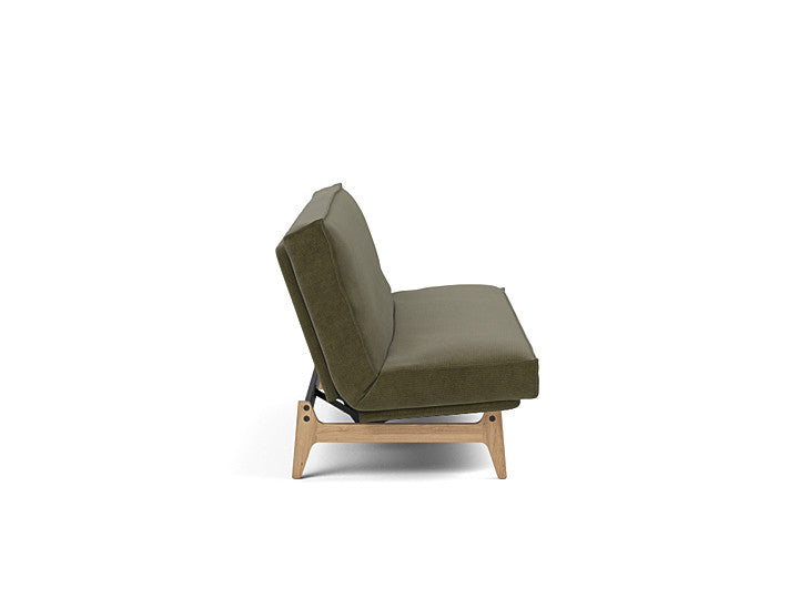 Aslak 120 Sofa Bed Sharp Plus Cover Soft Spring - angle 2