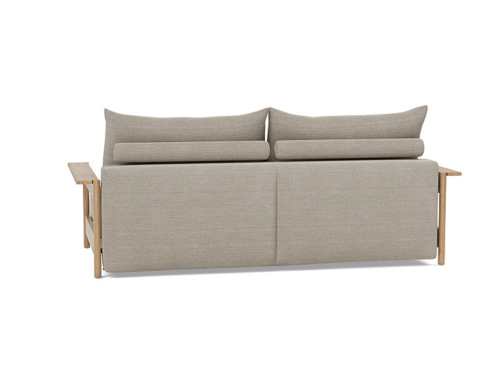 Malloy Wood Sofa Bed - angle 3