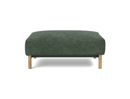 Malloy Wood Ottoman - variant image