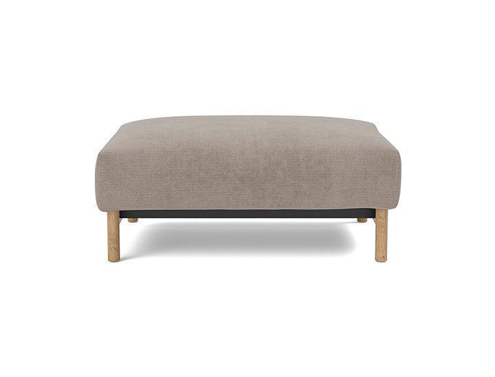 Malloy Wood Ottoman - variant image