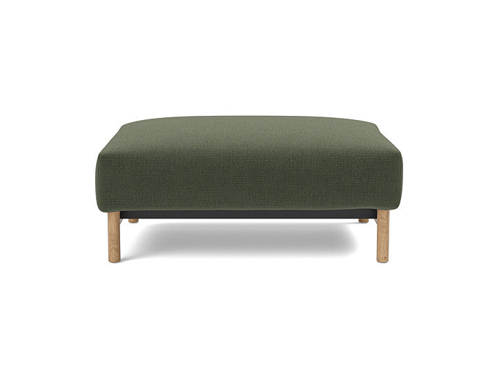 Malloy Wood Ottoman - variant image