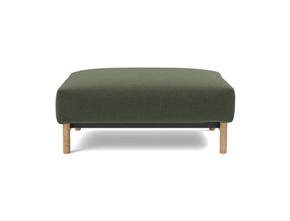 Malloy Wood Ottoman - variant image