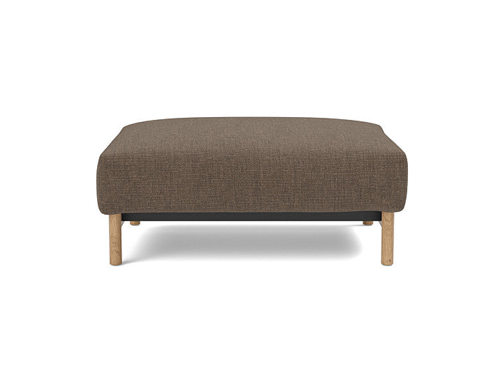 Malloy Wood Ottoman - variant image