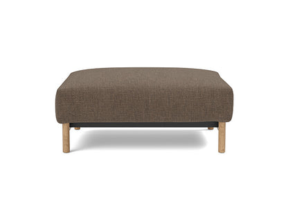 Malloy Wood Ottoman - variant image