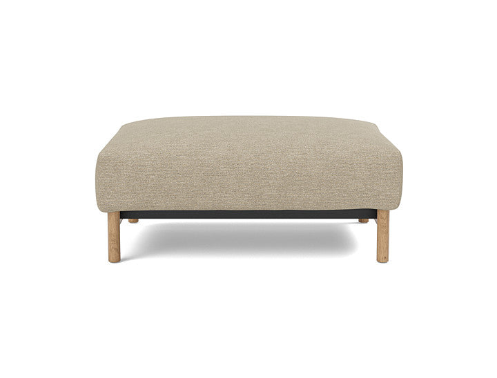 Malloy Wood Ottoman - variant image