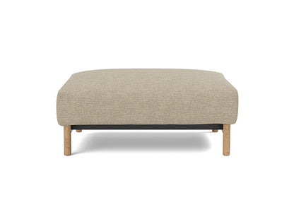 Malloy Wood Ottoman - variant image