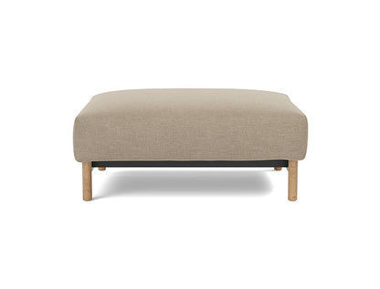 Malloy Wood Ottoman - variant image