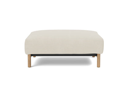 Malloy Wood Ottoman - variant image
