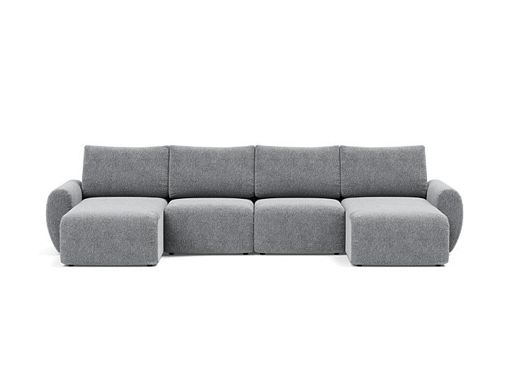Norum Sofa Bed U-shape With Curve Arms - variant image