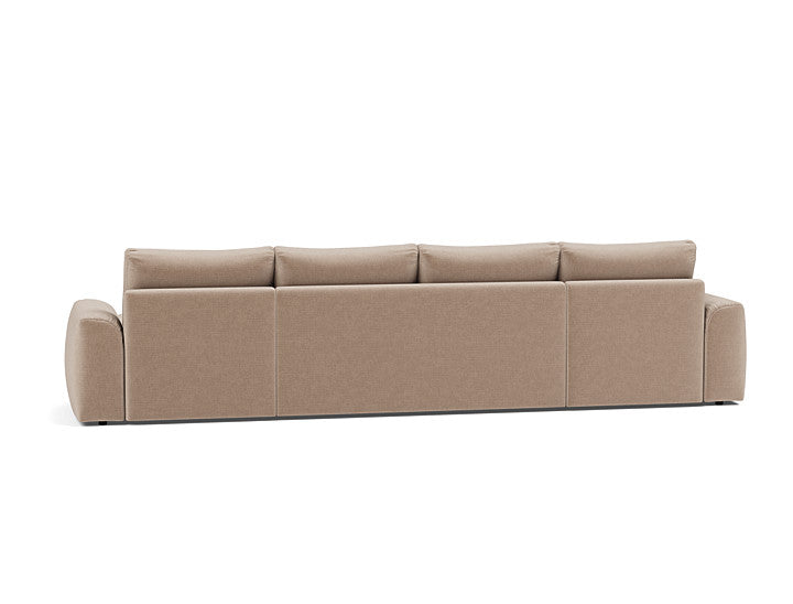 Norum Sofa Bed U-shape With Chunky Arms - angle 3