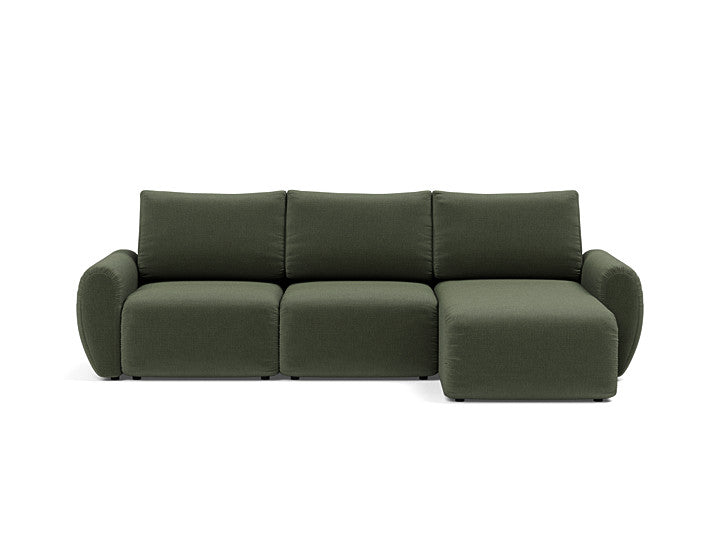 Norum Sofa Bed Chaise With Curve Arms - variant image