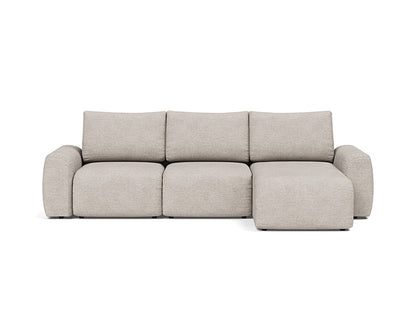 Norum Sofa Bed Chaise With Chunky Arms - angle 3