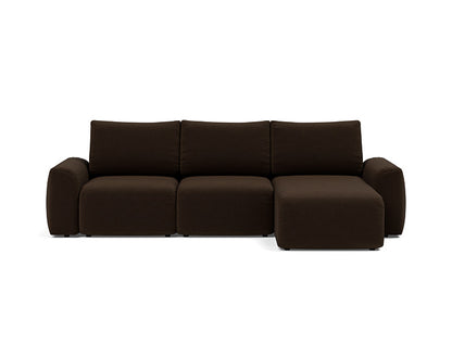 Norum Sofa Bed Chaise With Chunky Arms - variant image
