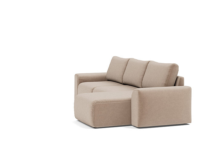 Norum Sofa Bed Chaise With Chunky Arms - angle 4