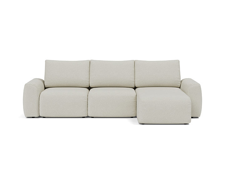 Norum Sofa Bed Chaise With Chunky Arms - variant image