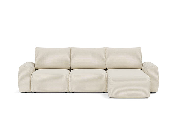 Norum Sofa Bed Chaise With Chunky Arms - variant image
