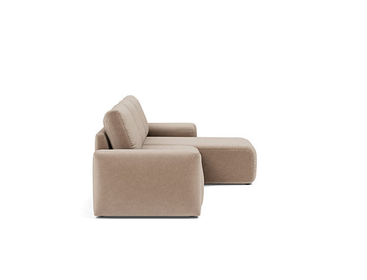Norum Sofa Bed Chaise With Chunky Arms - angle 2