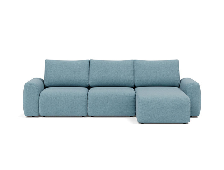 Norum Sofa Bed Chaise With Chunky Arms - variant image