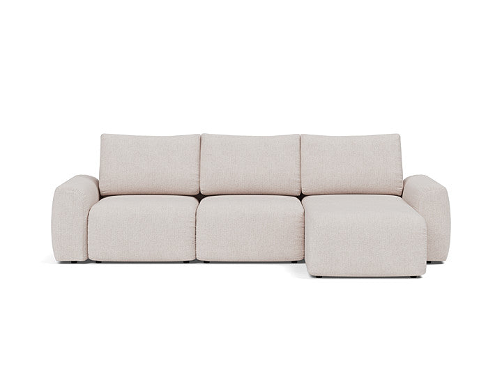 Norum Sofa Bed Chaise With Chunky Arms - variant image
