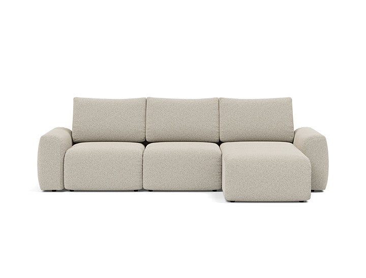 Norum Sofa Bed Chaise With Chunky Arms - variant image