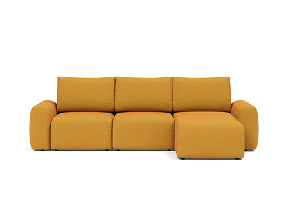 Norum Sofa Bed Chaise With Chunky Arms - variant image
