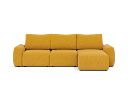 Norum Sofa Bed Chaise With Chunky Arms - variant image