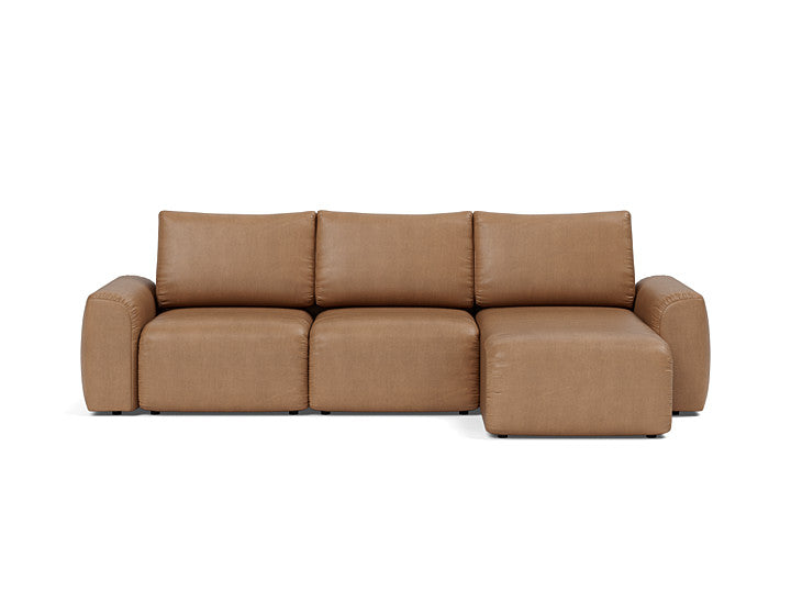 Norum Sofa Bed Chaise With Chunky Arms - variant image