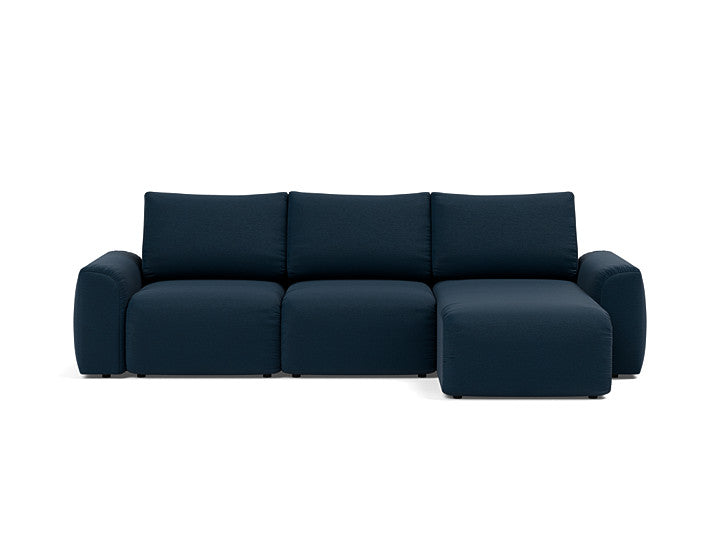Norum Sofa Bed Chaise With Chunky Arms - variant image