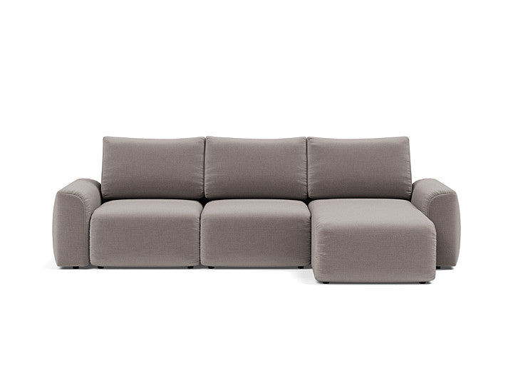 Norum Sofa Bed Chaise With Chunky Arms - variant image