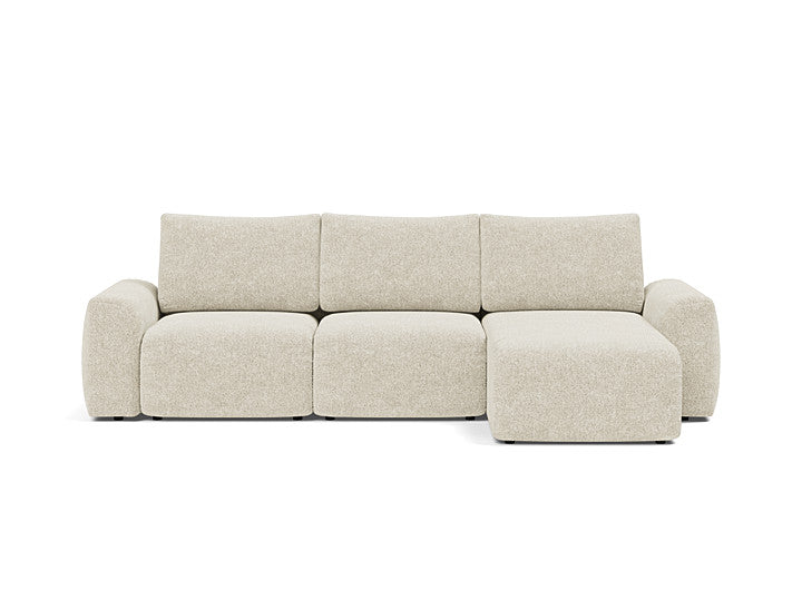 Norum Sofa Bed Chaise With Chunky Arms - variant image