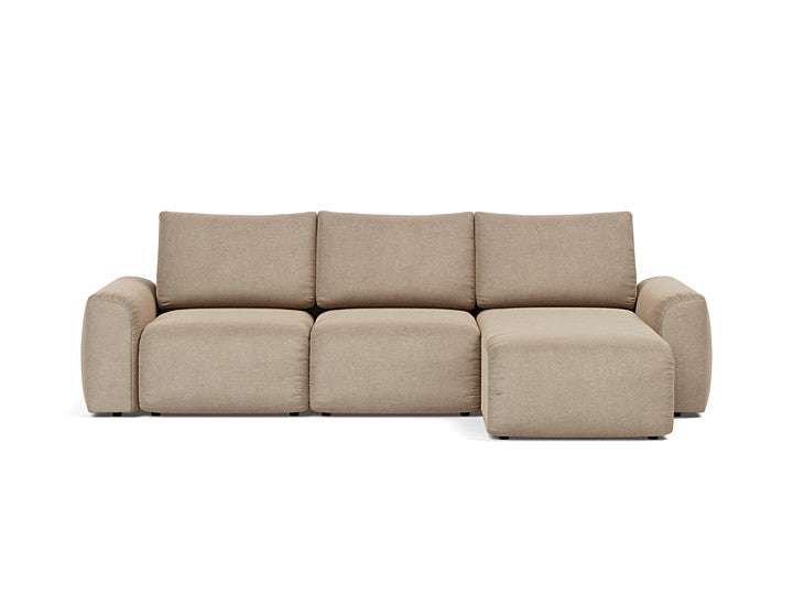 Norum Sofa Bed Chaise With Chunky Arms - variant image