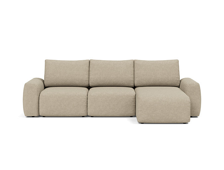 Norum Sofa Bed Chaise With Chunky Arms - variant image