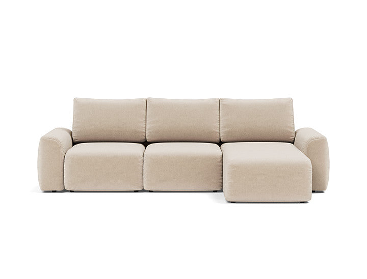 Norum Sofa Bed Chaise With Chunky Arms - variant image